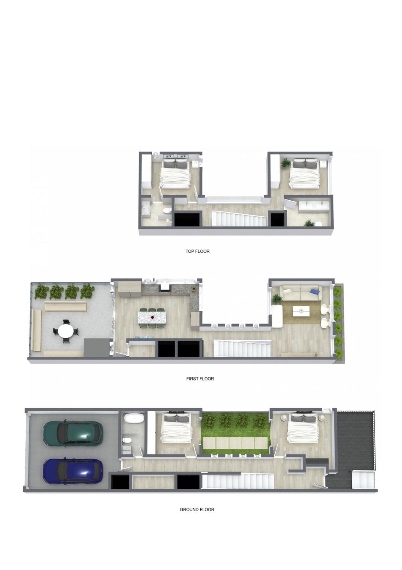 Luxurious Parkside 4br Terrace House W/garage Apartment *